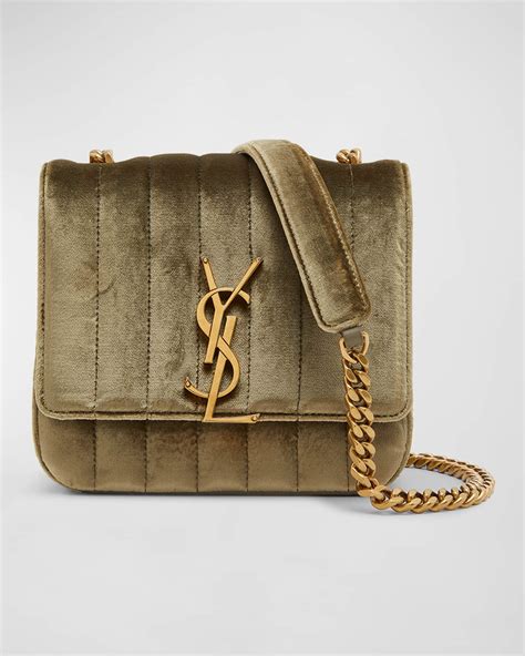 vicky quilted ysl bag|Saint Laurent Vicky Small YSL Crossbody Bag in Quilted Velvet.